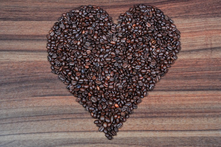 咖啡，咖啡豆，咖啡画，心脏