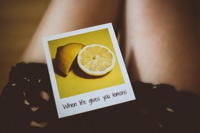 生活，柠檬，照片